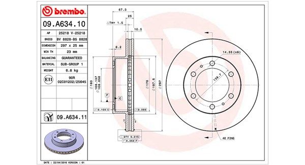 MAGNETI MARELLI Тормозной диск 360406094100